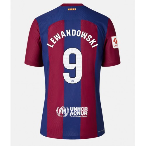 Dres Barcelona Robert Lewandowski #9 Domaci 2023-24 Kratak Rukav